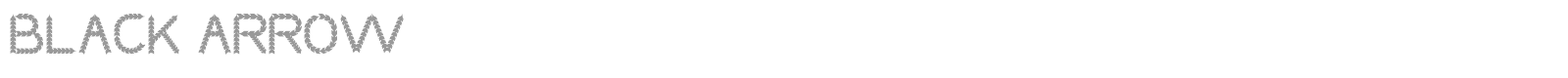 BLACK ARROW font preview